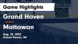 Grand Haven  vs Mattawan  Game Highlights - Aug. 23, 2022