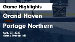 Grand Haven  vs Portage Northern  Game Highlights - Aug. 23, 2022