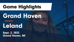 Grand Haven  vs Leland Game Highlights - Sept. 2, 2022