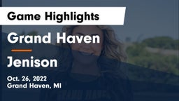 Grand Haven  vs Jenison   Game Highlights - Oct. 26, 2022