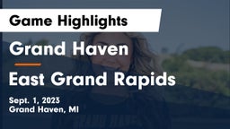 Grand Haven  vs East Grand Rapids  Game Highlights - Sept. 1, 2023