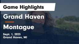 Grand Haven  vs Montague  Game Highlights - Sept. 1, 2023