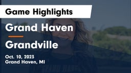 Grand Haven  vs Grandville  Game Highlights - Oct. 10, 2023