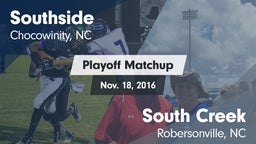 Matchup: Southside vs. South Creek  2016
