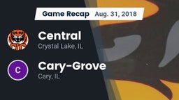 Recap: Central  vs. Cary-Grove  2018