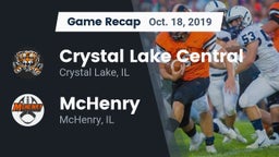 Recap: Crystal Lake Central  vs. McHenry  2019