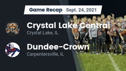 Recap: Crystal Lake Central  vs. Dundee-Crown  2021