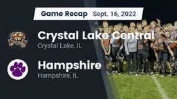 Recap: Crystal Lake Central  vs. Hampshire  2022