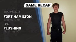 Recap: Fort Hamilton  vs. Flushing  2015