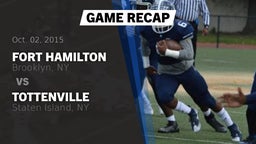 Recap: Fort Hamilton  vs. Tottenville  2015