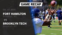 Recap: Fort Hamilton  vs. Brooklyn Tech  2015