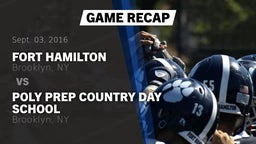 Recap: Fort Hamilton  vs. Poly Prep Country Day School 2016