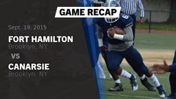 Recap: Fort Hamilton  vs. Canarsie  2015