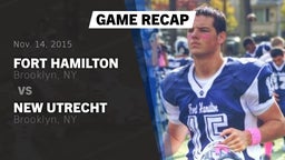 Recap: Fort Hamilton  vs. New Utrecht  2015