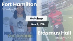 Matchup: Fort Hamilton vs. Erasmus Hall  2016