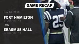 Recap: Fort Hamilton  vs. Erasmus Hall  2016
