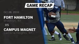 Recap: Fort Hamilton  vs. Campus Magnet  2016