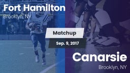 Matchup: Fort Hamilton vs. Canarsie  2017