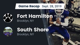 Recap: Fort Hamilton  vs. South Shore  2019