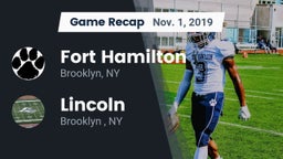 Recap: Fort Hamilton  vs. Lincoln  2019