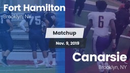 Matchup: Fort Hamilton vs. Canarsie  2019