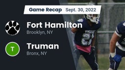 Recap: Fort Hamilton  vs. Truman  2022