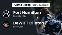 Recap: Fort Hamilton  vs. DeWITT Clinton  2023