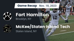 Recap: Fort Hamilton  vs. McKee/Staten Island Tech 2023