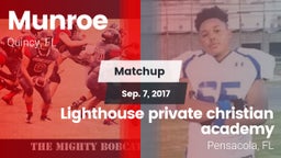 Matchup: Munroe vs. Lighthouse private christian academy 2017