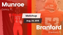 Matchup: Munroe vs. Branford  2018