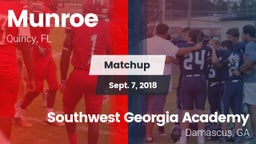 Matchup: Munroe vs. Southwest Georgia Academy  2018