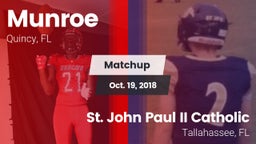 Matchup: Munroe vs. St. John Paul II Catholic  2018