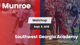 Matchup: Munroe vs. Southwest Georgia Academy  2019