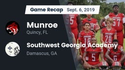 Recap: Munroe  vs. Southwest Georgia Academy  2019
