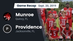 Recap: Munroe  vs. Providence  2019