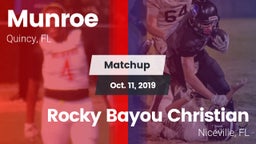 Matchup: Munroe vs. Rocky Bayou Christian  2019