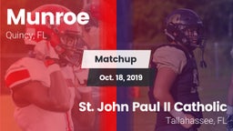 Matchup: Munroe vs. St. John Paul II Catholic  2019