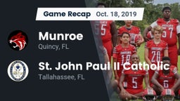 Recap: Munroe  vs. St. John Paul II Catholic  2019