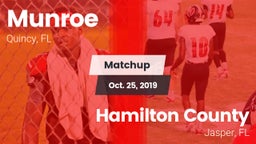 Matchup: Munroe vs. Hamilton County  2019