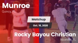 Matchup: Munroe vs. Rocky Bayou Christian  2020