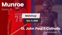 Matchup: Munroe vs. St. John Paul II Catholic  2020