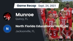 Recap: Munroe  vs. North Florida Educational Institute  2021