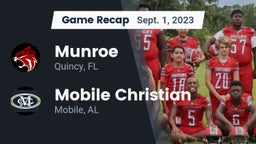 Recap: Munroe  vs. Mobile Christian  2023