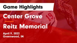 Center Grove  vs Reitz Memorial  Game Highlights - April 9, 2022