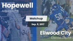 Matchup: Hopewell vs. Ellwood City  2017