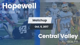 Matchup: Hopewell vs. Central Valley  2017