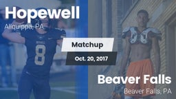 Matchup: Hopewell vs. Beaver Falls  2017