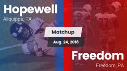 Matchup: Hopewell vs. Freedom  2018