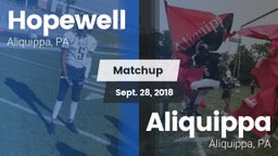 Matchup: Hopewell vs. Aliquippa  2018