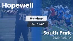 Matchup: Hopewell vs. South Park  2018